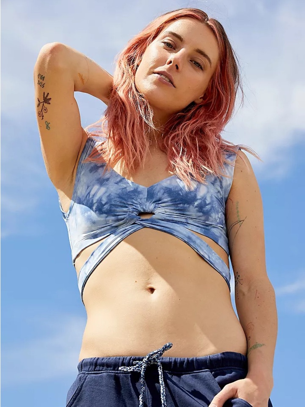 Free people Meridian Printed Crop